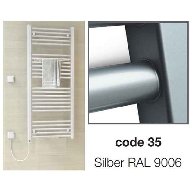 Korado ČR Koralux Linear Classic - E 1500 x 500 mm; barva Silber (code 35) - elektrický přímotopný radiátor