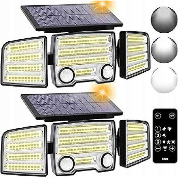 Solární lampy Sidsys Led – inteligentní venkovní osvětlení 4000 lm