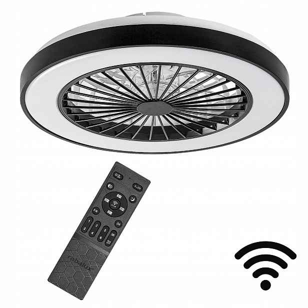 Stropní svítidlo s ventilátorem Lampowentylator WiFi Led 40W s dálkovým ovládáním Dalf