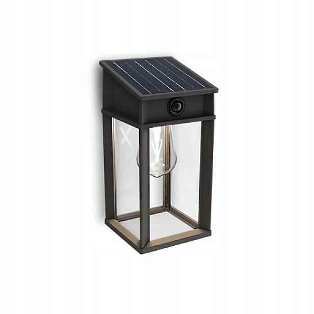 Zahradní nástěnné svítidlo Solární Lampa Led 3.2W IP44 Snímač pohybu Geri Philips