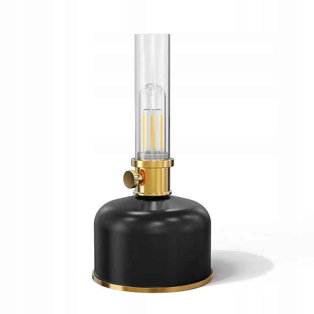 Petrolejová lampa Retro Led černá FLR-25 Forever Light