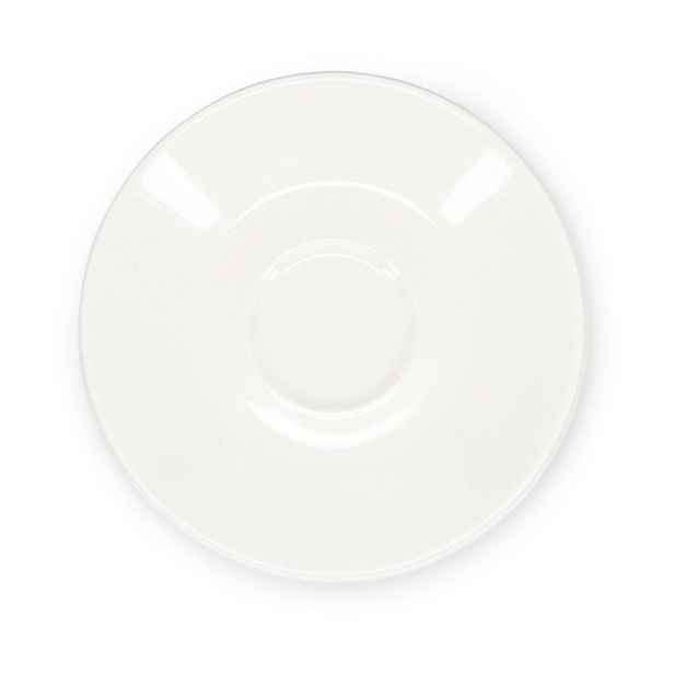 Bílý porcelánový podšálek ø 12,5 cm Barista – BonBistro