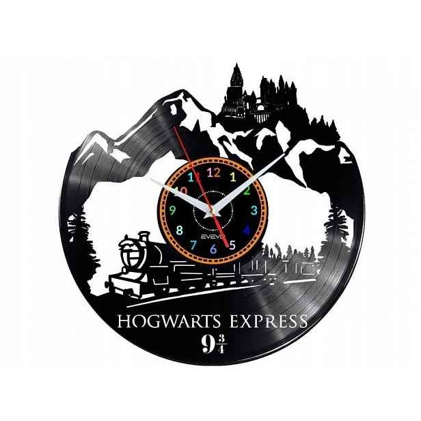Hogwarts Express Nápad na Dárek Nástěnná Dekorace z vinylové desky