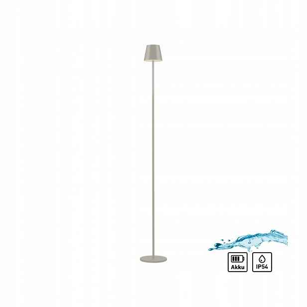 Just Light Podlahová lampa Euria 19253-40AO Šedá