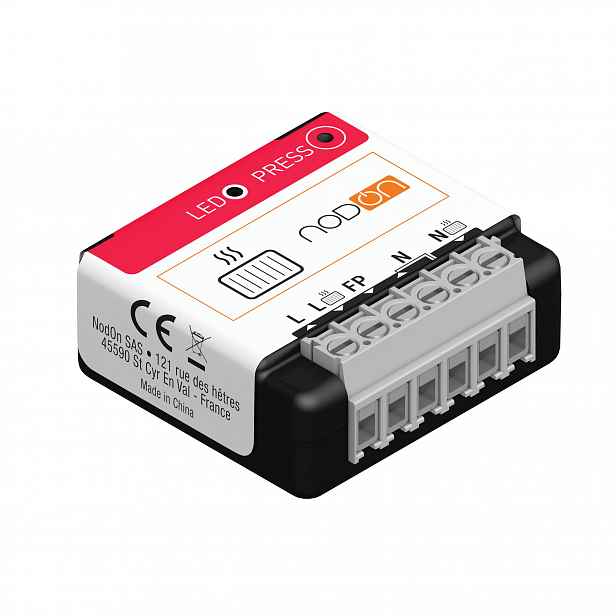 NodOn topný modul Zigbee 3.0, 230 V, 6 režimů, kompatibilní