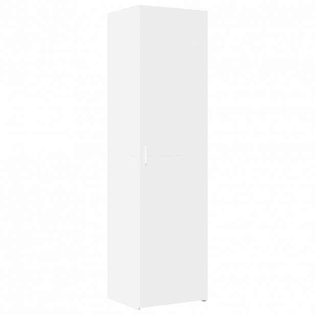 vidaXL Skříň highboard bílá 50 x 42,5 x 185 cm kompozitní dřevo