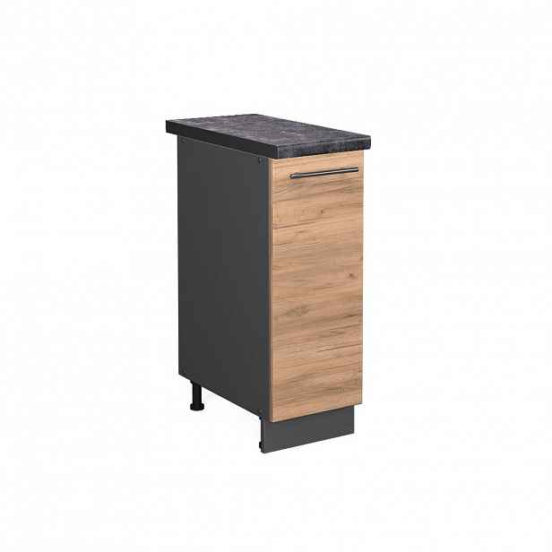 Vicco LÉKÁRNIČKOVÁ SKŘÍŇKA Fame-Line Zlatý mocný dub 30 cm , PD Antracit