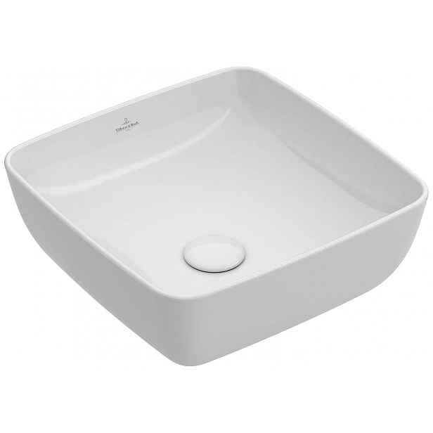 Villeroy & Boch Artis - Umyvadlo na desku, 41x41 cm, alpská bílá 41784101