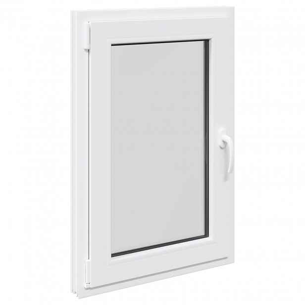 vidaXL Barva vnitřku okna do sklepa bílá RISOR 60 x 80 cm