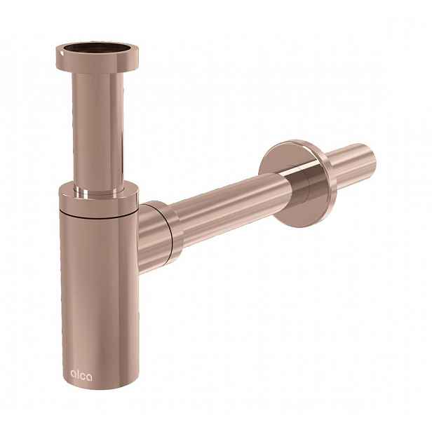 Alca - Designový sifon, lesklý red gold A400-RG-P