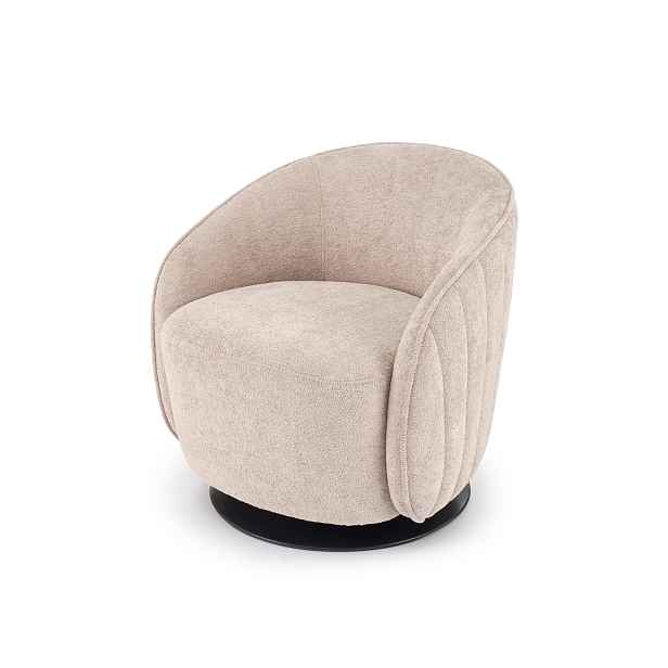 HALMAR Otočné designové křeslo Basilio cappuccino