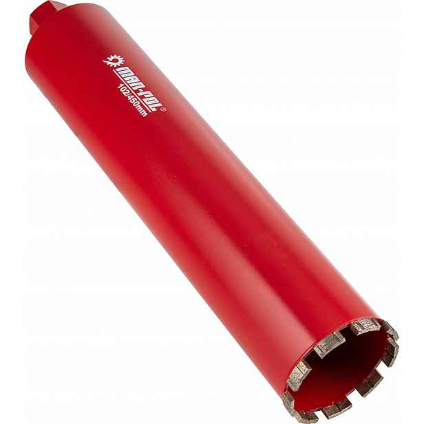 Korunkový Vrták do betonu 102 mm x 450 mm, závit 1 1/4" Mar-Pol