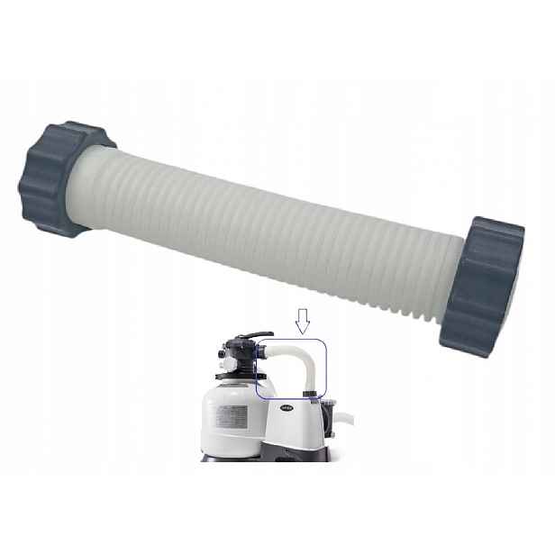 Připojovací hadice 38 mm pro připojení ventilu k motoru, pískový filtr 26648