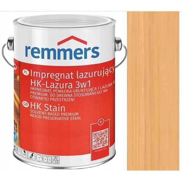 Remmers Hk-lasur Lazura 2,5L Impregnační Lazura Na Dřevo Bezbarvá 2261