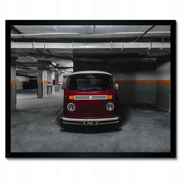 Plakáty v rámu 50x40 Vw Transporter 1968
