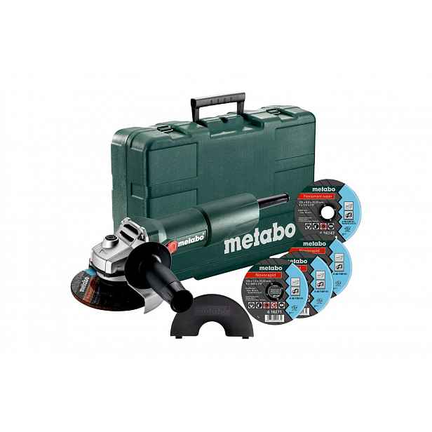 Metabo - Úhlová bruska 125 mm, s příslušenstvím, 750 W 603605680