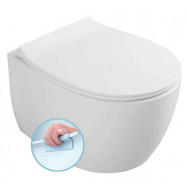 Sapho Isvea - Závěsné WC Sentimenti, Rimless, bílá 10AR02014