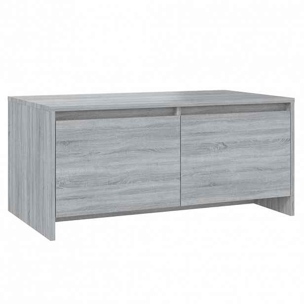 vidaXL Konferenční stolek šedý sonoma 90x50x41,5 cm kompozitní dřevo