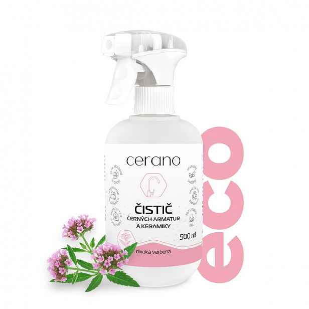 Čistící prostředek na černou armaturu a keramiku - divoká verbena - 500 ml