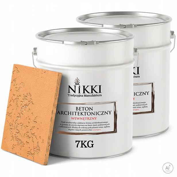 Dekorativní omítka s Betonu strukturou, vnitřní, 2 x 7 kg, karamelová, F596 Uv