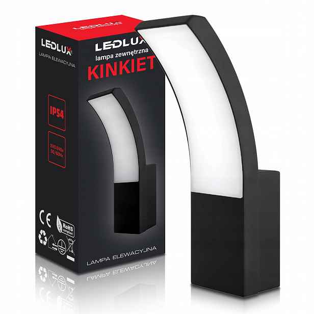 Fasádní venkovní zahradní Led lampa 10W Bílá Neutrální