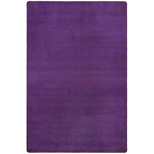 Koberec Běhoun fialový 80x200 cm, pro chodbu a předsíň s krátkým vlasem