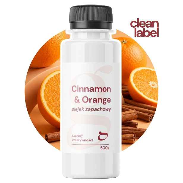 Vonný olej Cinnamon & Orange na svíčky a mýdlo 500 g