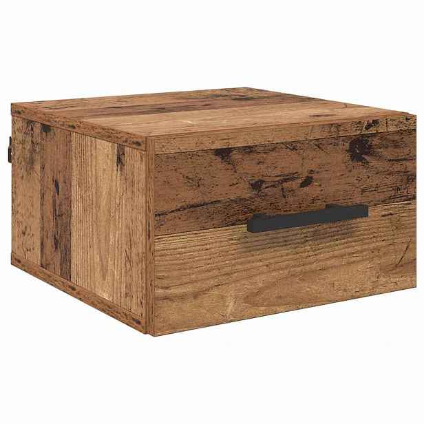 vidaXL Noční skříňka 35 x 35 x 20 cm Kompozitní dřevo Staré dřevo
