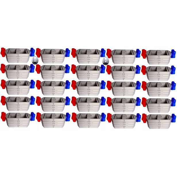 25 x Držák pro vyrovnání zavěšeného stropu Magnetic Grip Short Es CD60