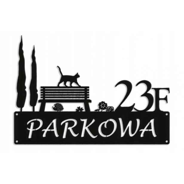 Číslo Na Dům 80 cm Tabule Adresa Ocel 2 mm Grafika 2