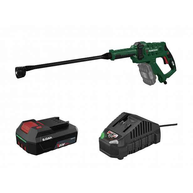 Parkside® Aku tlakový čistič Pdra 20-Li D4, 2 Ah