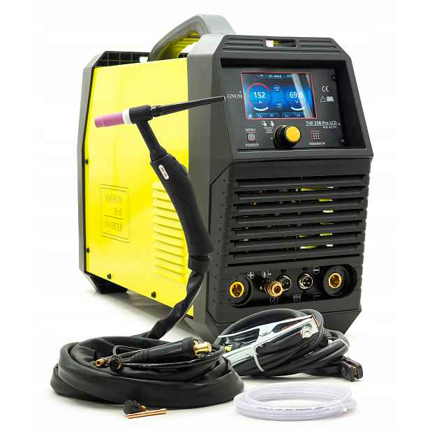 Tig svařovací stroj Magnum Thf 238 Pro Ac/dc LCD Puls v2 Aluminium 200A 2T 4T Spot