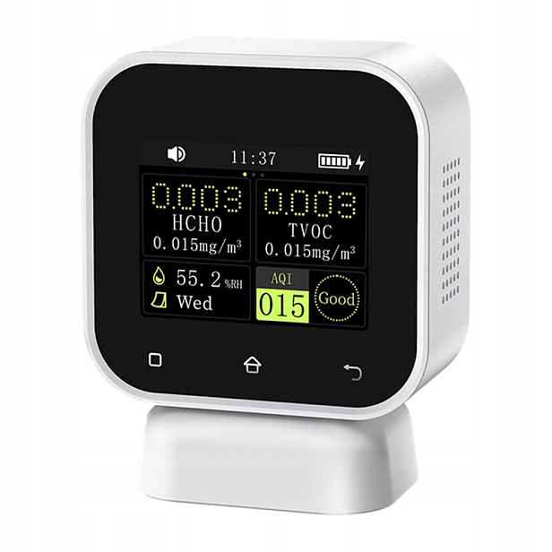 Fnirsi SFD-02 Monitor kvality vzduchu 4v1 Hcho Tvoc Aqi Dotykový