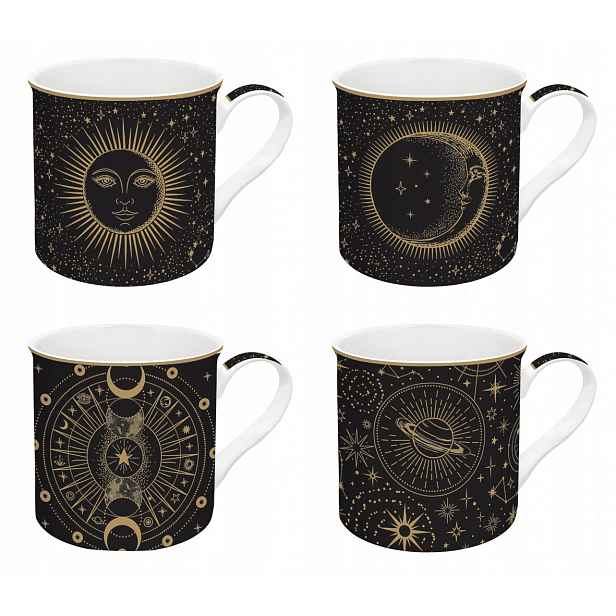 Kpl 4 x Porcelánový hrnek Atmosphere Celestial