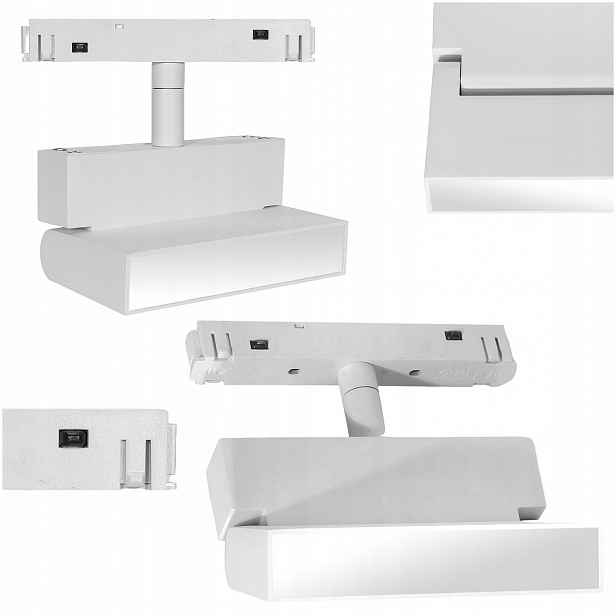 Led Magnetická Lampa 3000K Teplá Barva Světla Výkonná Bílá DDCX-008