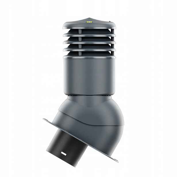 Větrací komín Smartline profil E fi 150 mm, zateplený, antracitový