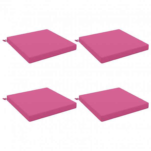 vidaXL Polstry ve 4 kusech SOEST 4 ks 100% polyester Růžová