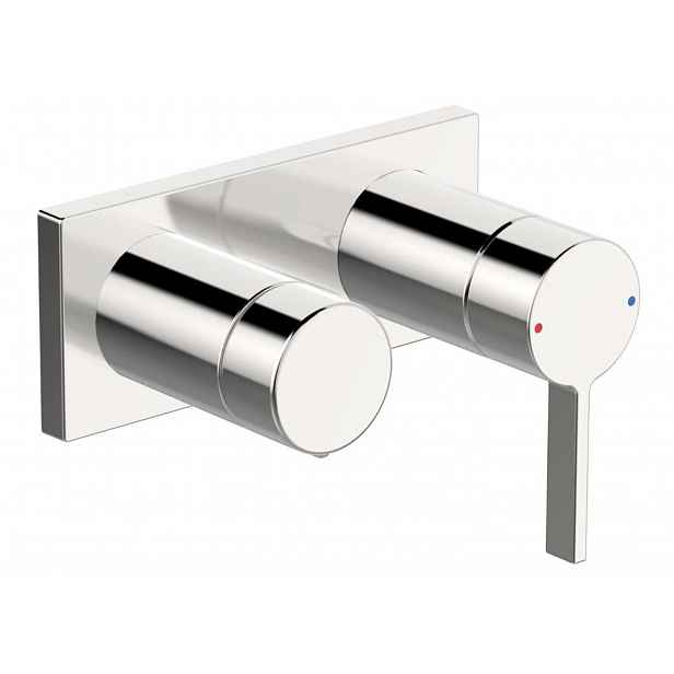 Hansa Loft - Baterie pod omítku pro 2 spotřebiče, chrom 57649583