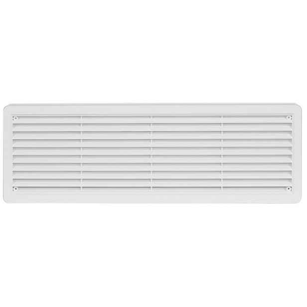 Mřížka větrací dveřní HACO VM D 400×130 mm bílá