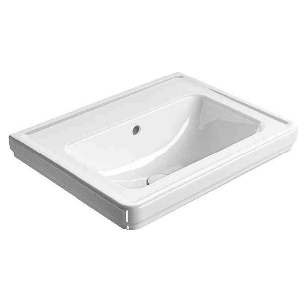 GSI CLASSIC keramické umyvadlo 60x46cm, bez otvoru, bílá ExtraGlaze