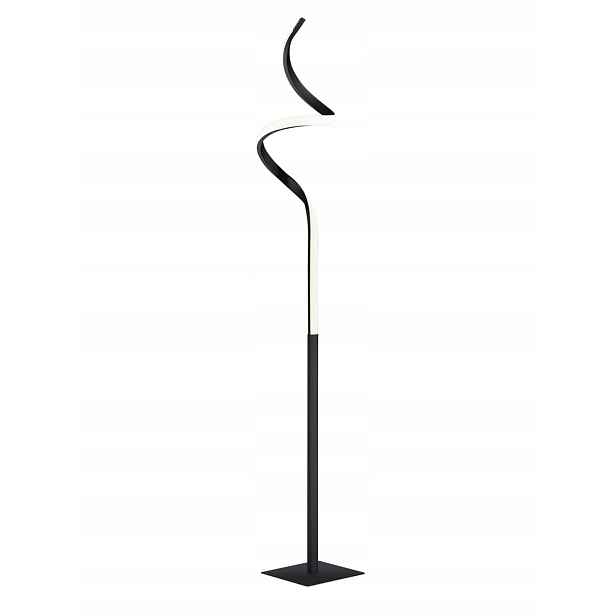 Stojací Led lampa Course, černá, stmívatelná, 145 cm, Rl