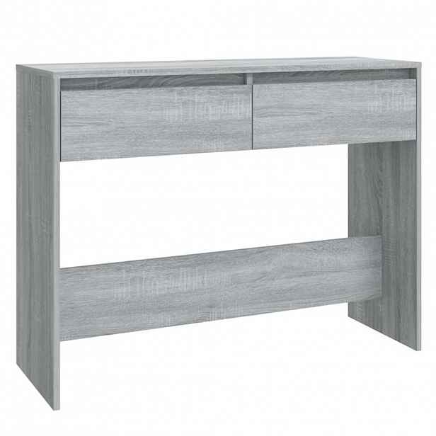 vidaXL Konzolový stolek šedý sonoma 100x35x76,5 cm kompozitní dřevo