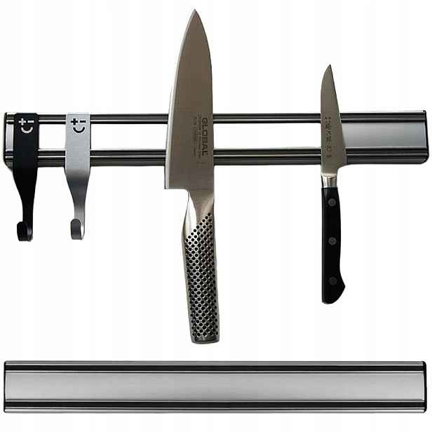 Bisbell Hliníková magnetická lišta na Nože 35 cm 350 mm B44A35