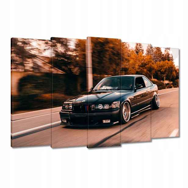 Obrazy 150x95 Černé Bmw Auta