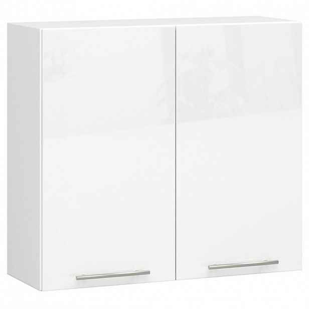 RAUMHIRSCH FURNITURE ZÁVĚSNÁ SKŘÍŇ Bílá, bílá lesklá 72/80/30