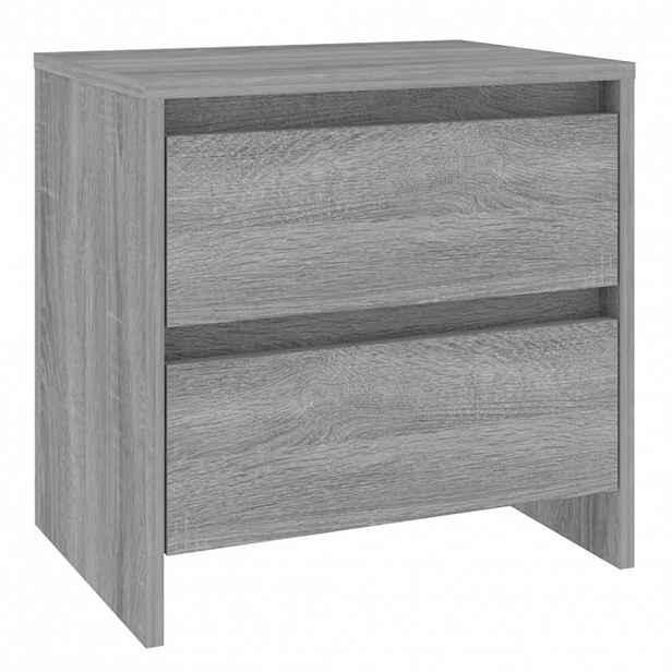 vidaXL Noční stolek šedý sonoma 45 x 34,5 x 44,5 cm dřevotříska