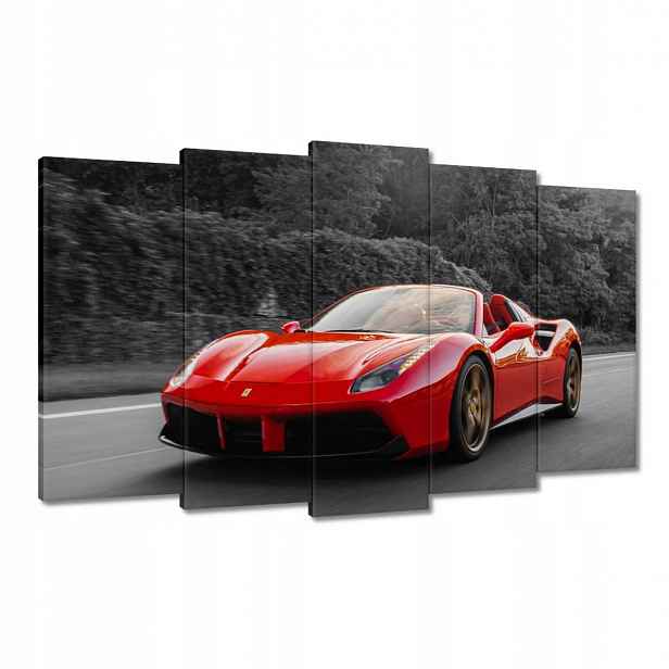 Obrazy 100x60 Červené Ferrari Fura