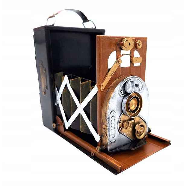 Retro fotoaparát Figurka dárek pro fotografa nebo filmaře Vintage