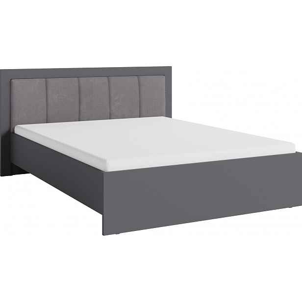 Postel Smart SR6 - kovový rám + úložný prostor Barva korpusu: Antracit