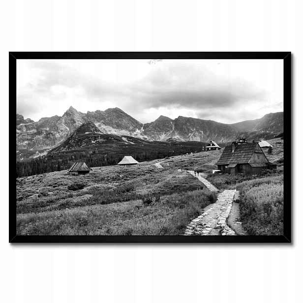 Plakáty v rámu 60x40 Tatry Polské hory Pohled